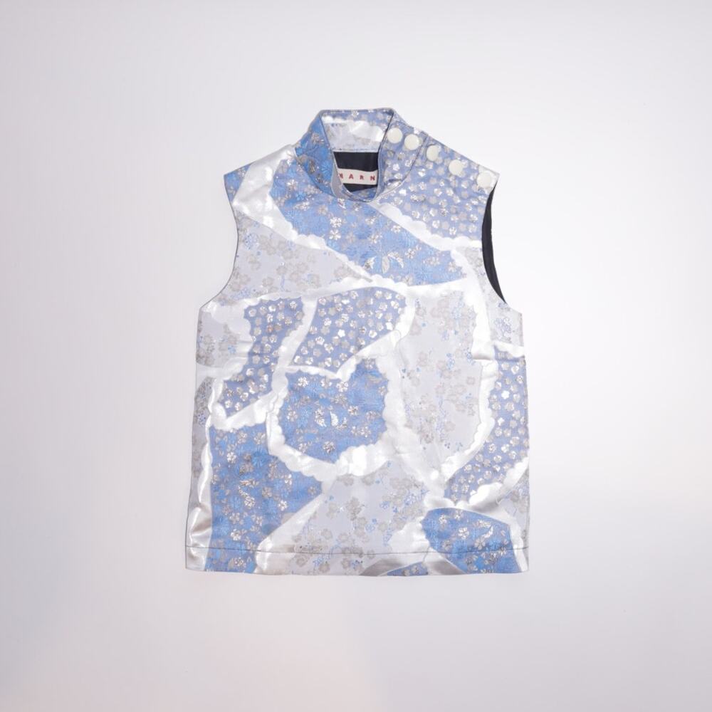 Marni Moroccan Blu Tank Top